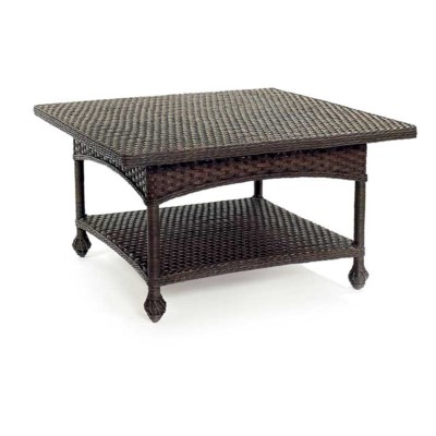 Wicker Square Cocktail Table